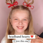 heart headband hairstyle