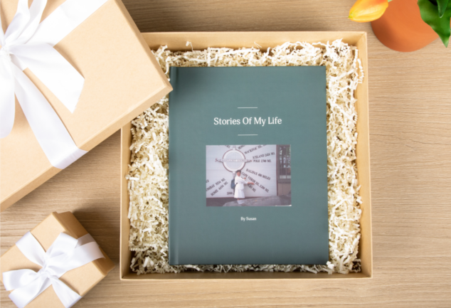 Remento life story book in a gift box