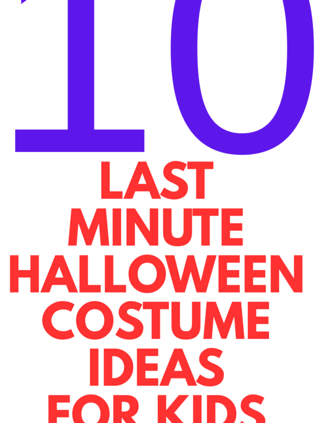 Last-Minute Halloween Costumes for Kids (Easy & Fast Ideas for Moms)