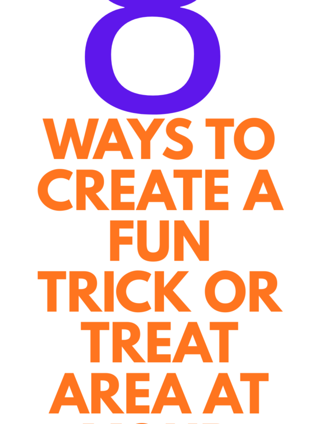 HOW TO CREATE A FUN TRICK OR TREAT AREA AT YOUR HOME