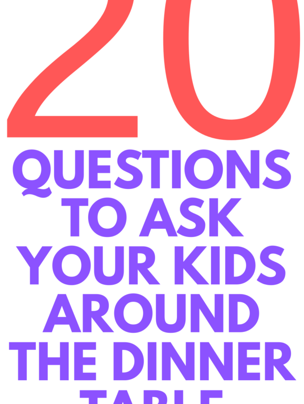 Fun Questions to Ask Your Kids Around the Dinner Table This Fall