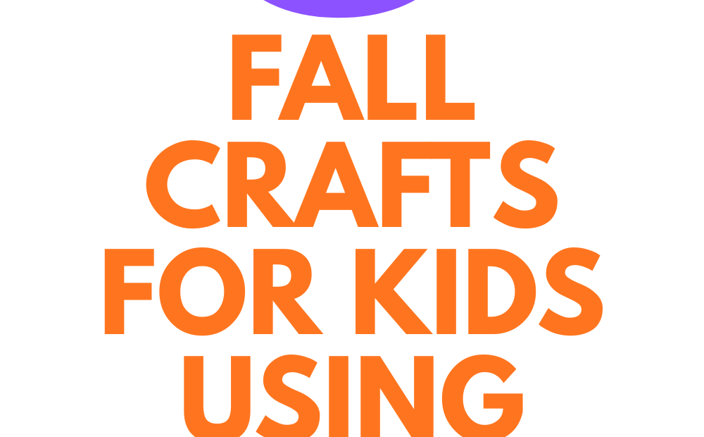 Fall Crafts Using Things You Can Find Outside