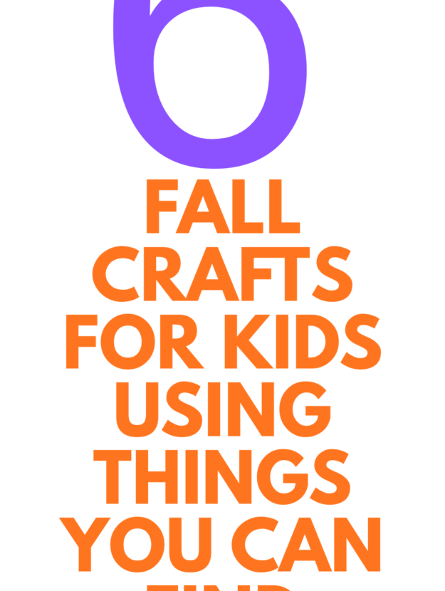 Fall Crafts Using Things You Can Find Outside