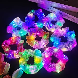 glow in the dark scrunchies