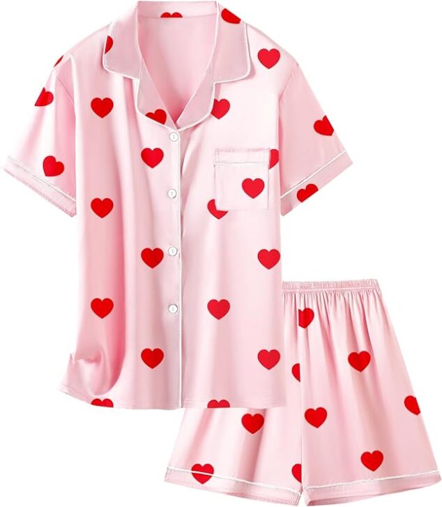 MOMMY AND ME VALENTINE PAJAMAS