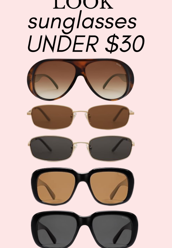 DESIGNER SUNGLASSES UNDER $30