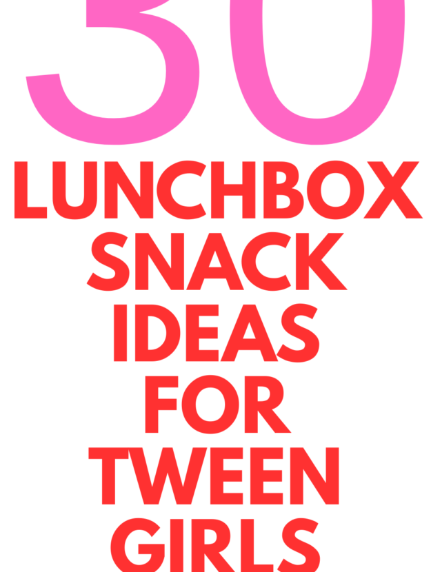 Lunchbox Snacks My Tween Daughter and Her Friends Really Eat