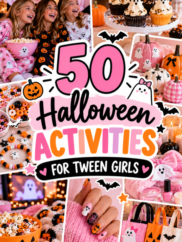 50 Halloween Activities for Tween Girls That Are Actually Fun