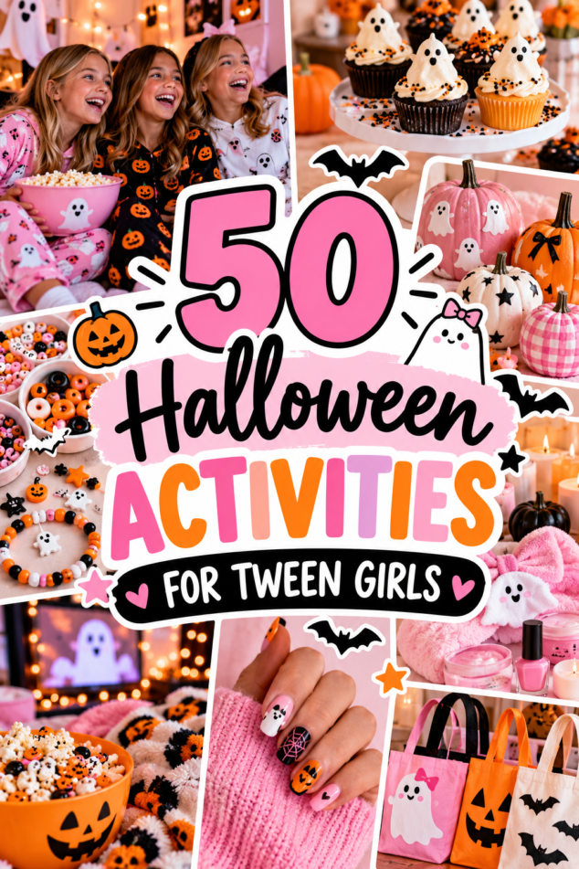 50 Halloween Activities for Tween Girls That Are Actually Fun